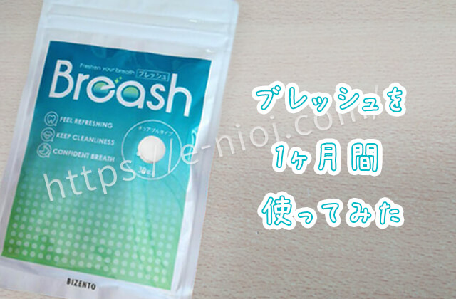 ブレッシュ 実際に使用したモニターのレビュー